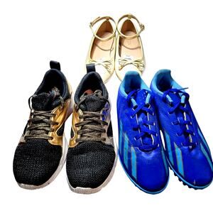 Sport + More Size 3 3.5 Girl's Tennis Sneaker Dress Shoe Bulk Lot of 3 3 1/2